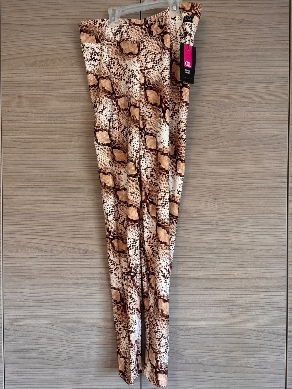 BNWT Lici Snake Print Leggings - Brown/Tan